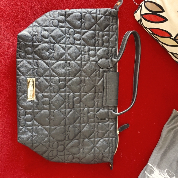 NWT Betsy Johnson Solitaire Tote Bag - Picture 3 of 13